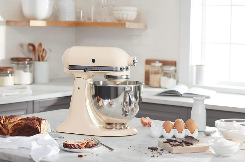 KitchenAid Artisan Series 5 Quart Tilt Head Stand Mixer with Pouring Shield KSM150PS